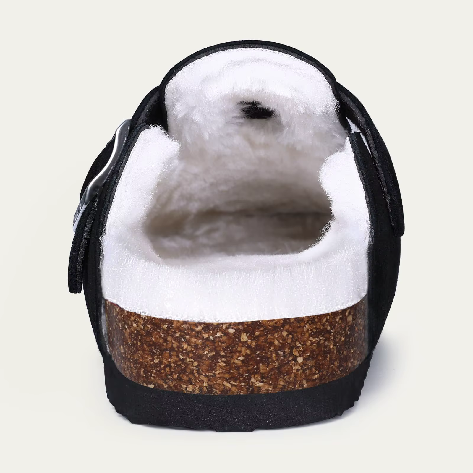 S57989a28ddc242ff8a4cc91f2dde40a23 Comwarm – Mules d’hiver confortables en daim et fourrure pour femmes et hommes