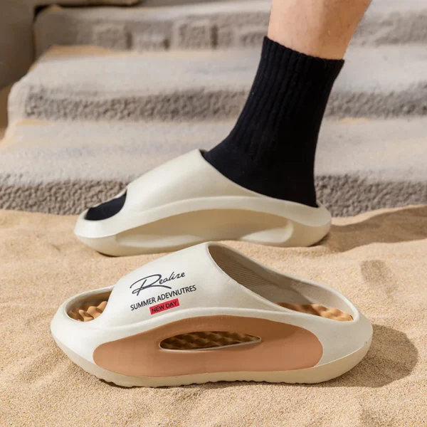 kf-S7b3eb167c3d54c4c8944aaa24784ef46x Chaussons d’été EVA antidérapants pour homme et femme – Sandales légères confortables intérieur & plage